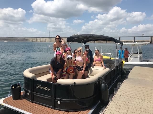 Captain Bentley Tritoon Adventure on Lake Travis, Austin