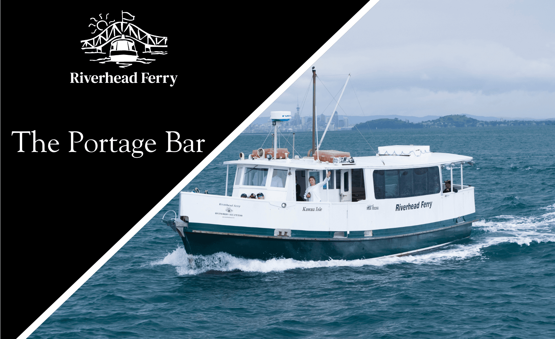 Riverhead Ferry: Auckland Harbour Cruise to The Riverhead Tavern