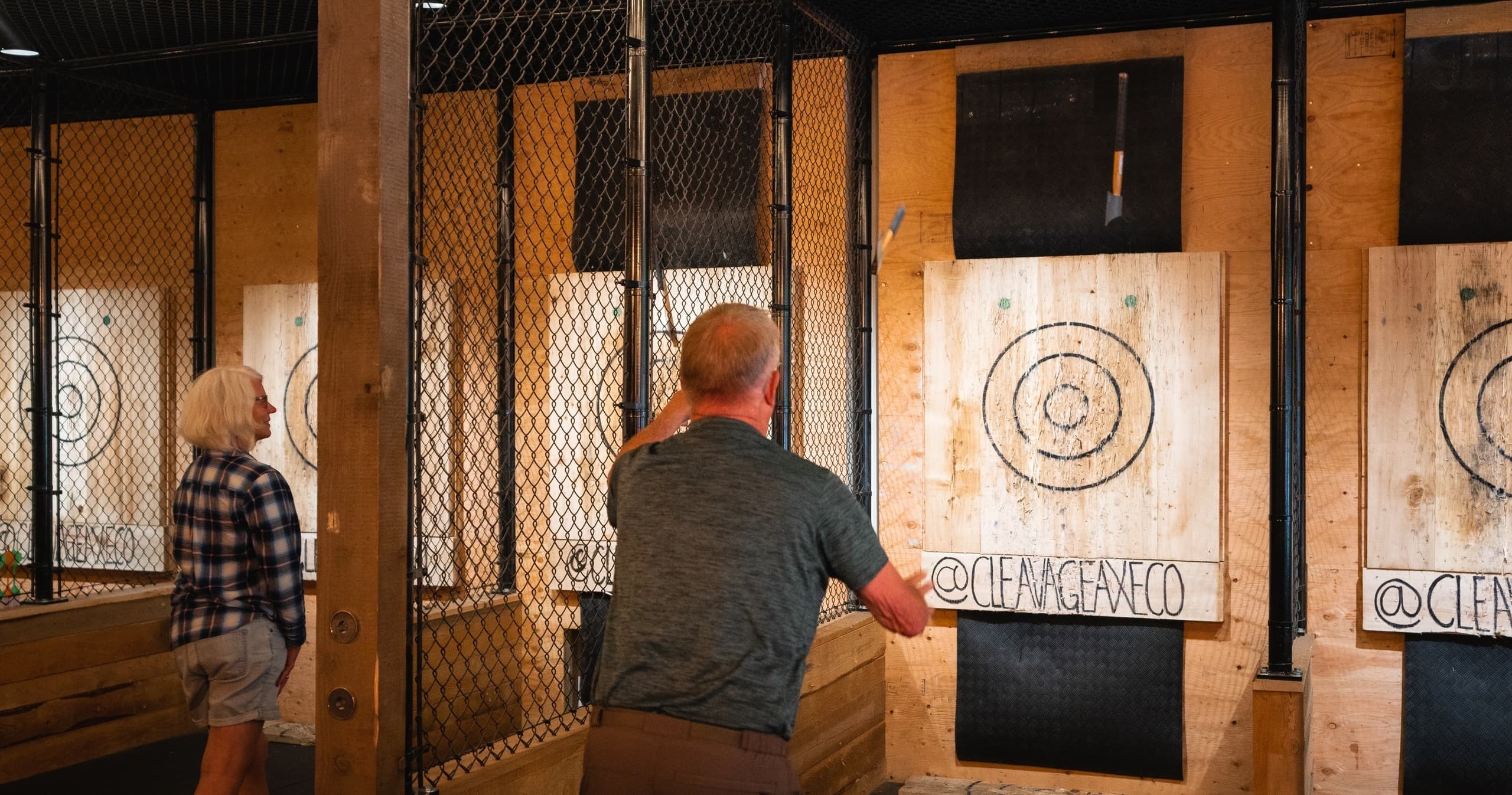 Axe Throwing Adventure at Cleavage Axe Co. | Sun Peaks