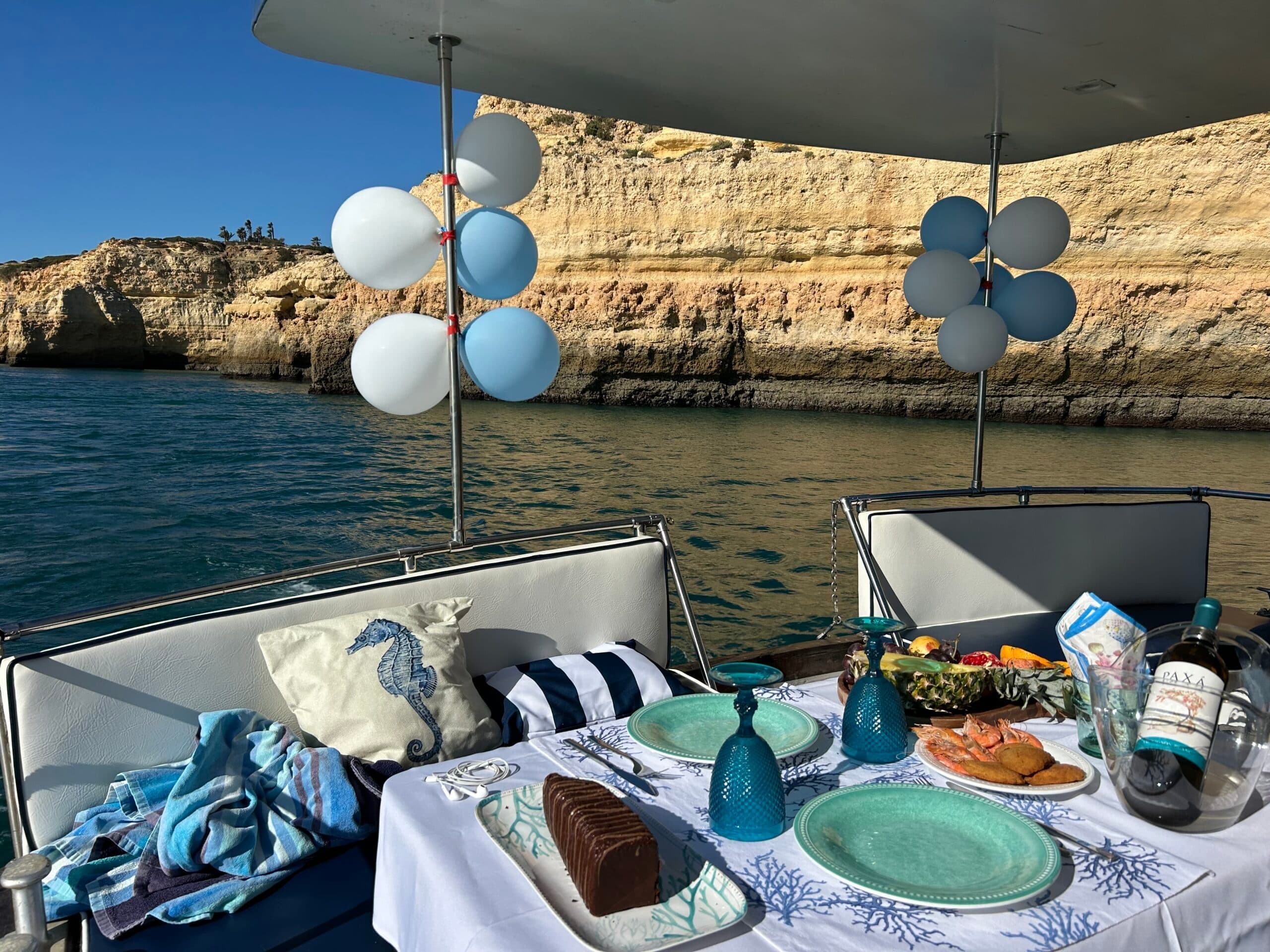 Private Boat Celebrations with Algarve Boat in Portimão