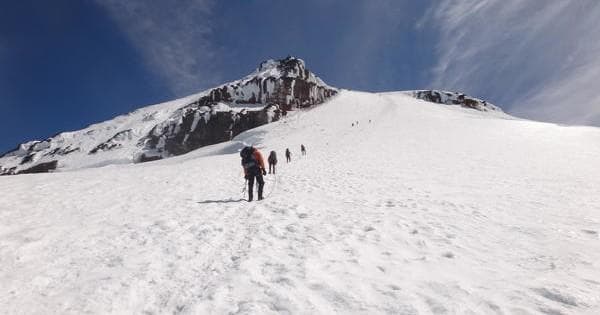Climbing Mt. Baker with Kaf Adventures in Washington