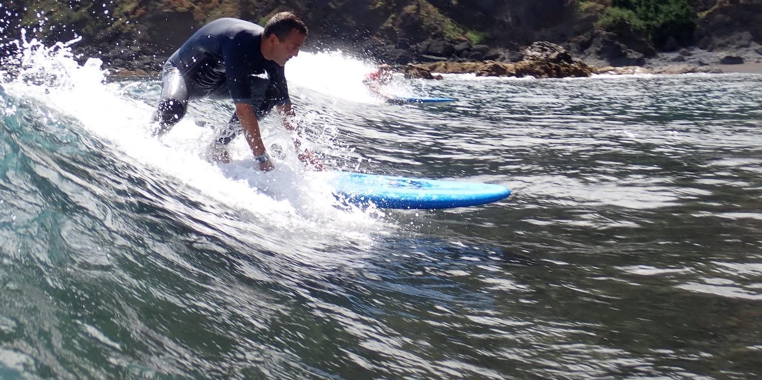 Group Surf Lessons with AroundFreedom in Machico