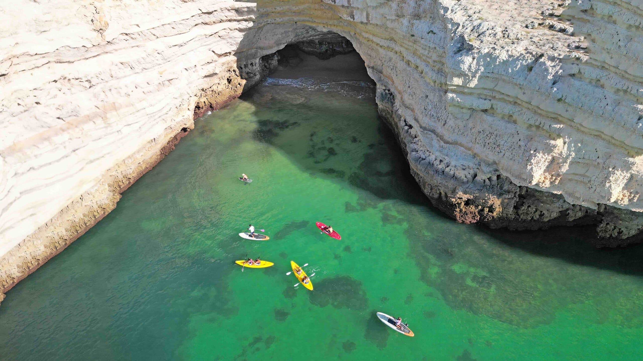Kayak Tour to Albandeira with OceanTours in Algarve