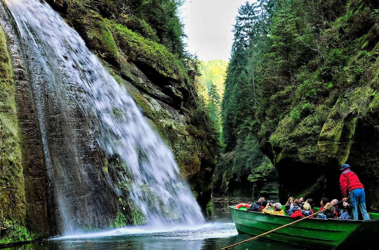 Explore the Winter Wonders of Bohemian and Saxon Switzerland: Guided Tour and Scenic Highlights