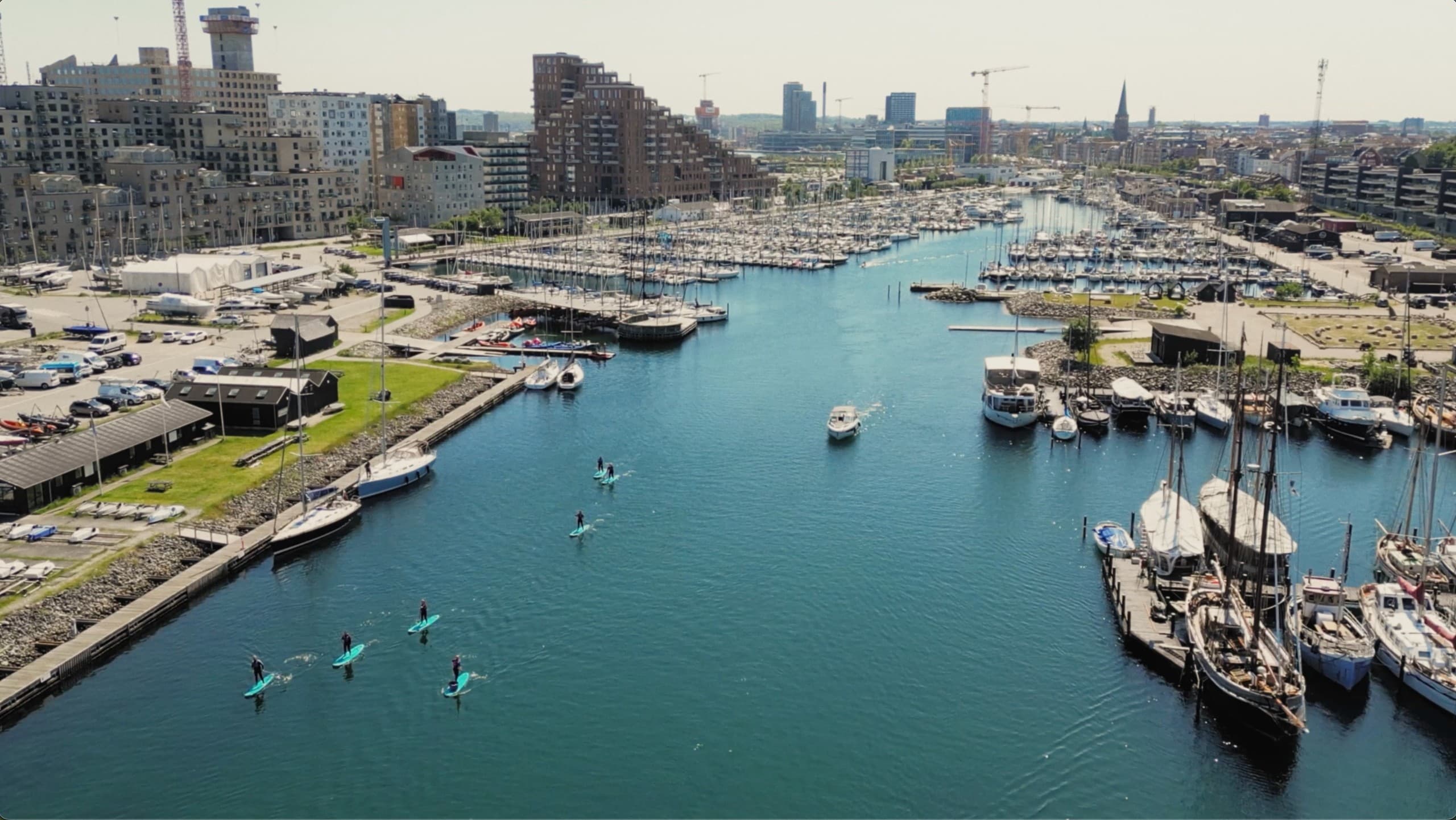 Aarhus Marina SUP and Private Saunagus: Polterabend Combo