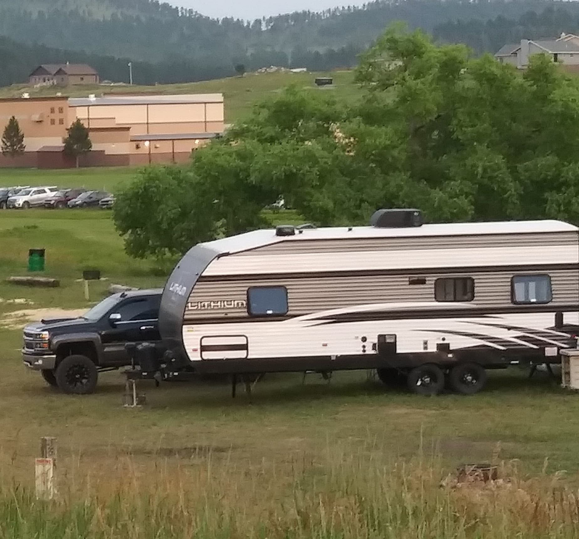 Spacious Trailer Camping in Custer, South Dakota