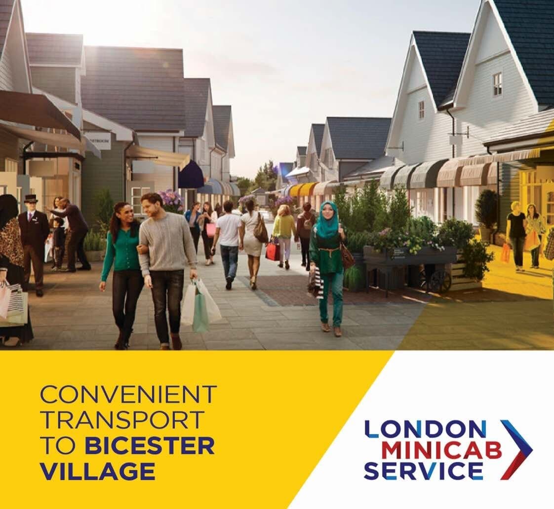 London Minicab Service’s Trip to Bicester Village for Shopping & Leisure