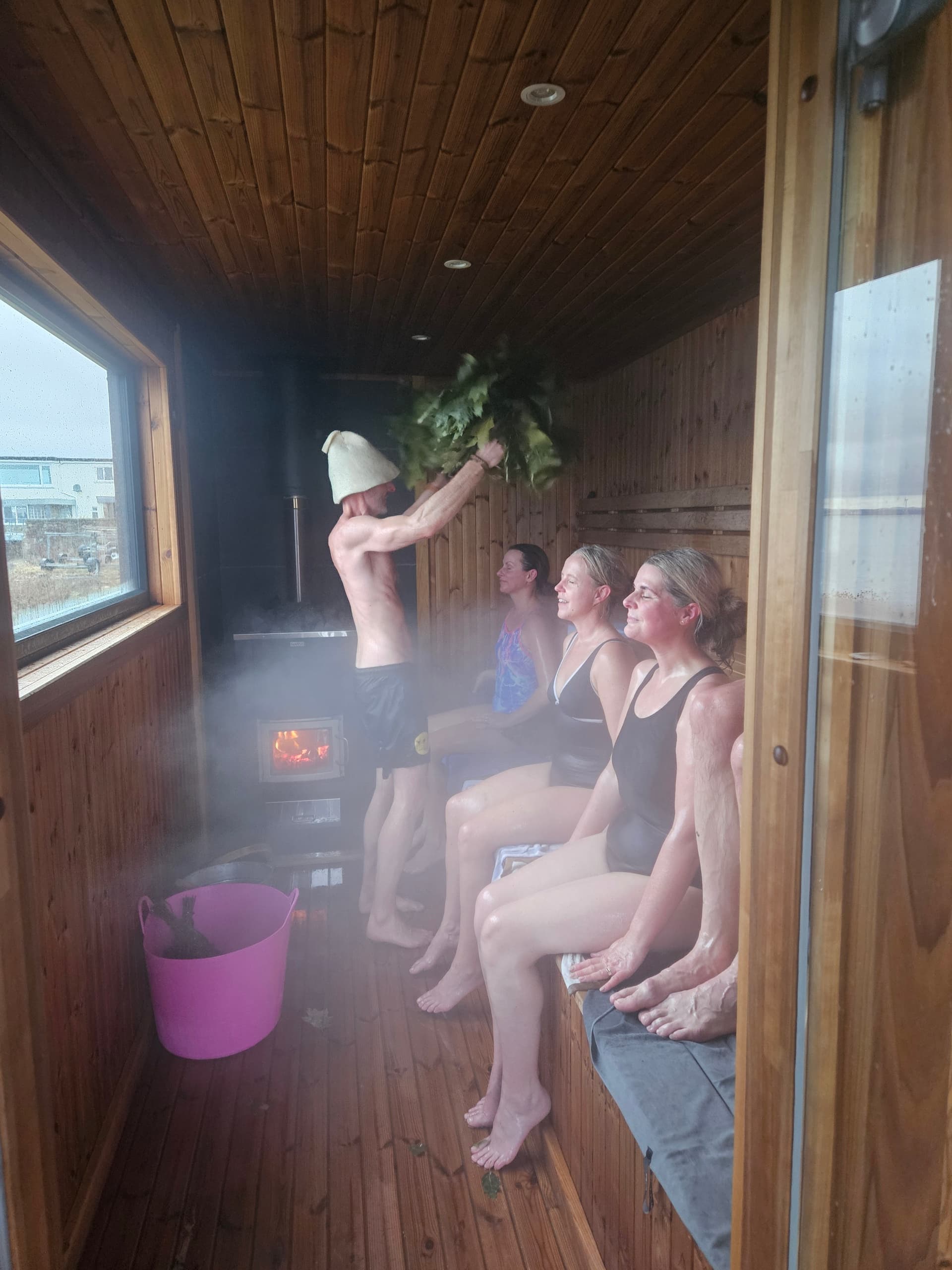Guided Sensory Sauna Session with Traditional Whisking in Lower Largo photo 3