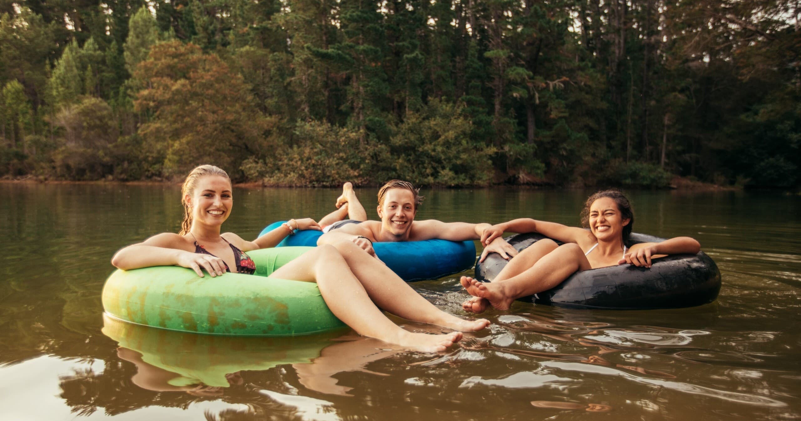 River Tube in Irons, Michigan