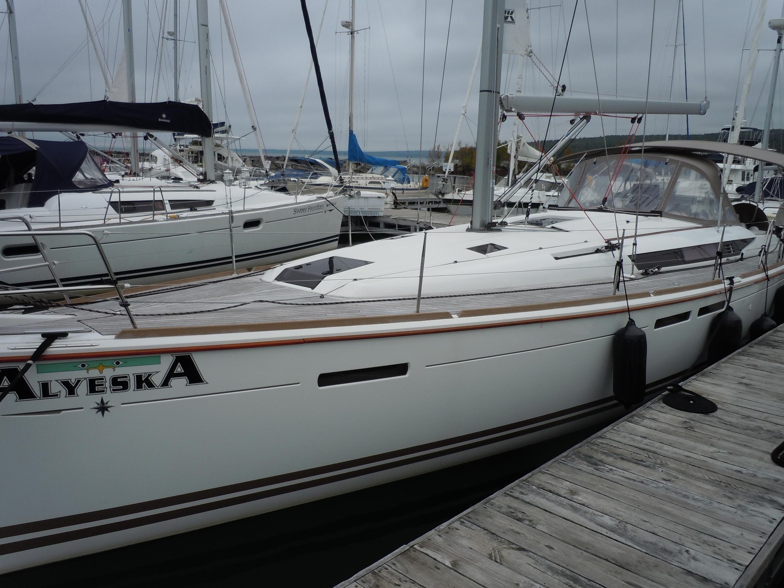 Sailing Charters on Lake Superior Aboard Alyeska Jeanneau