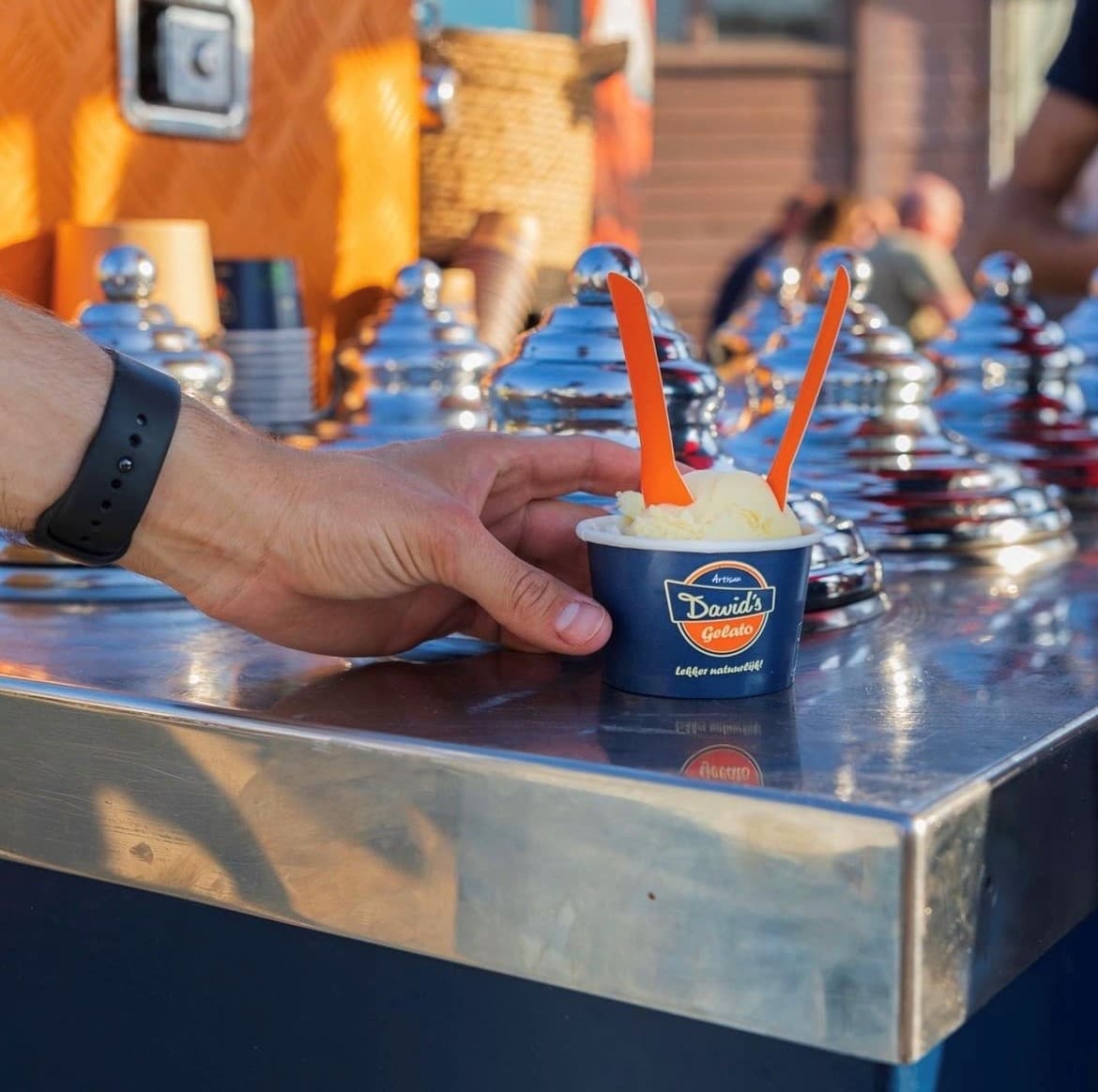 Ice Cream Cart Wedding Experience at Davids Gelato