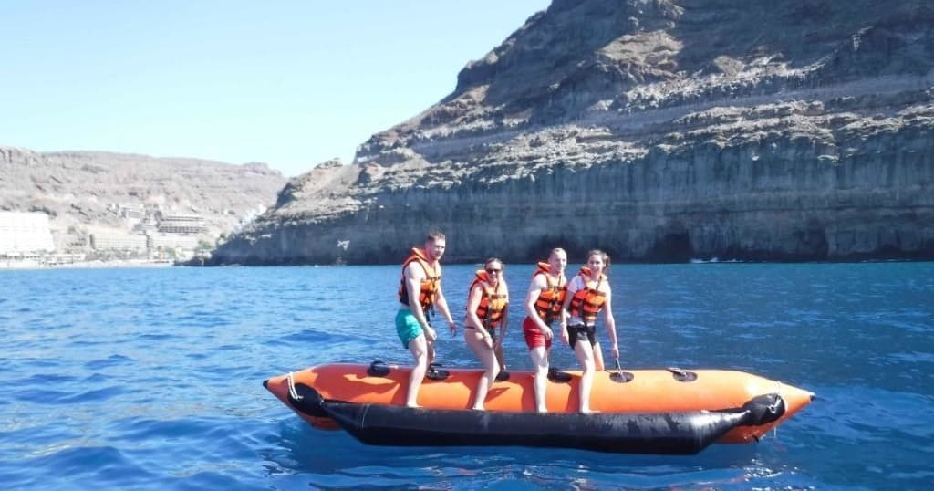 Banana Boat Thrills with AquaSports in Canary Islands