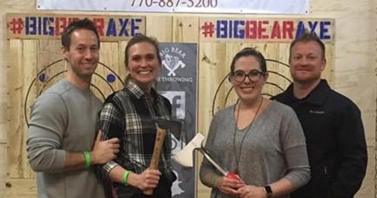 Axe Throwing Date Night in Cumming, GA