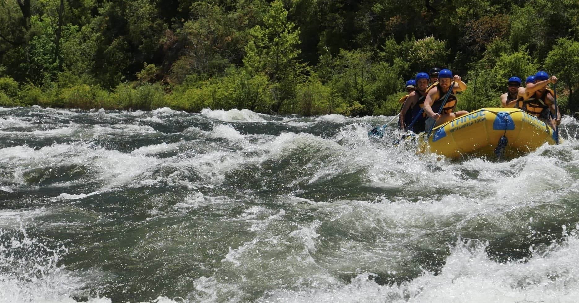 Thrilling Whitewater Rapids at South Fork, American River