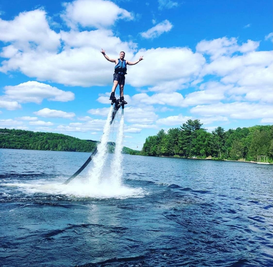 Water Activities at Lake of Bays Marina: Flyboarding Adventure