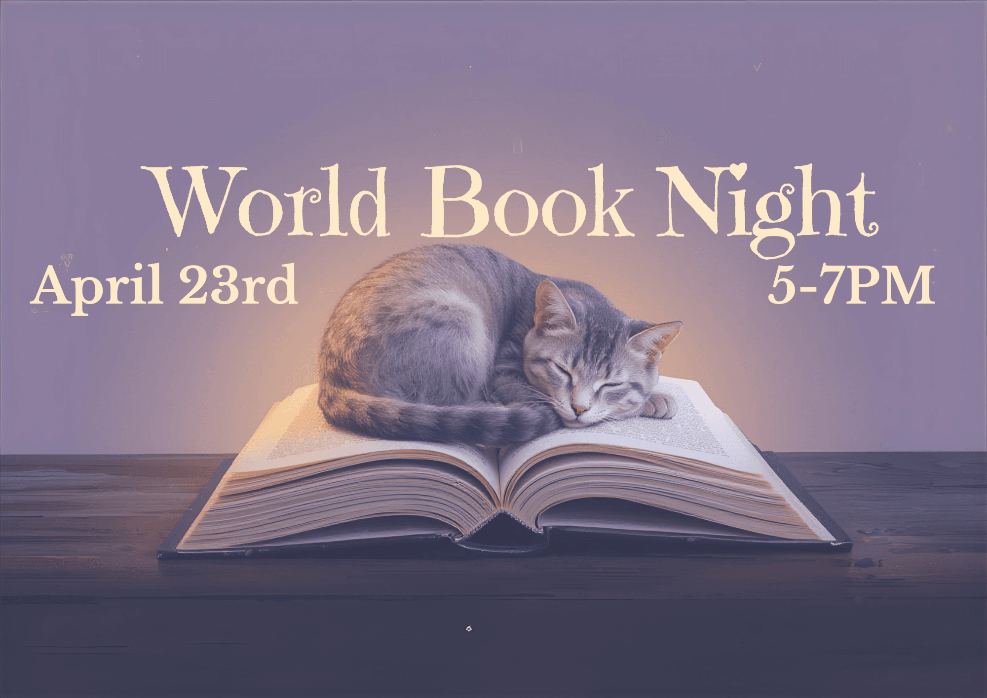 World Book Night in Doylestown: Cat-Focused Reading Evenings