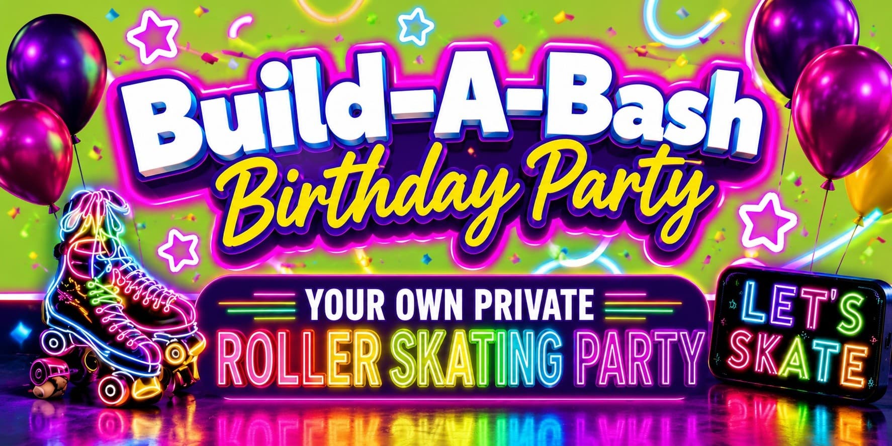 VIP Skate Birthday Parties in Byron Center: Build-A-Bash Private Rental