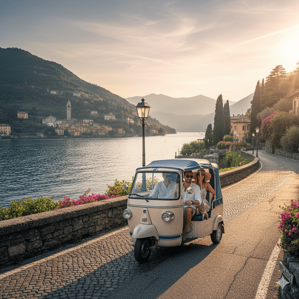 Ape Calessino Ride on Lake Como — Como Dolce Vita Tour photo 2