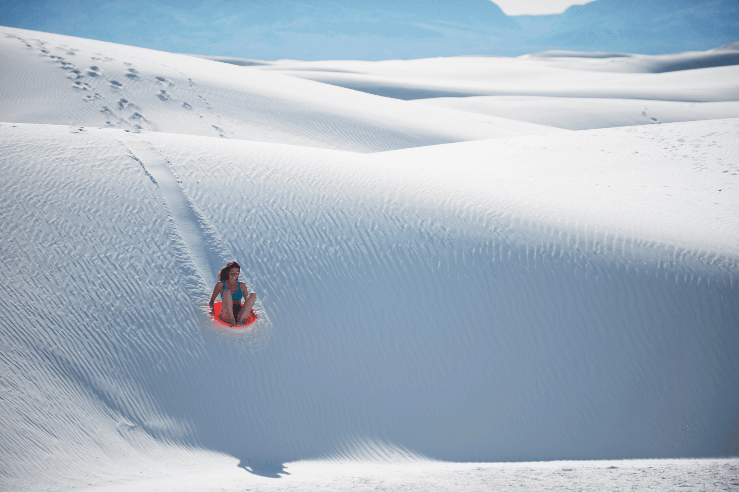 Sledding the White Sands Dunes: Unmatched Adventure at White Sands National Park