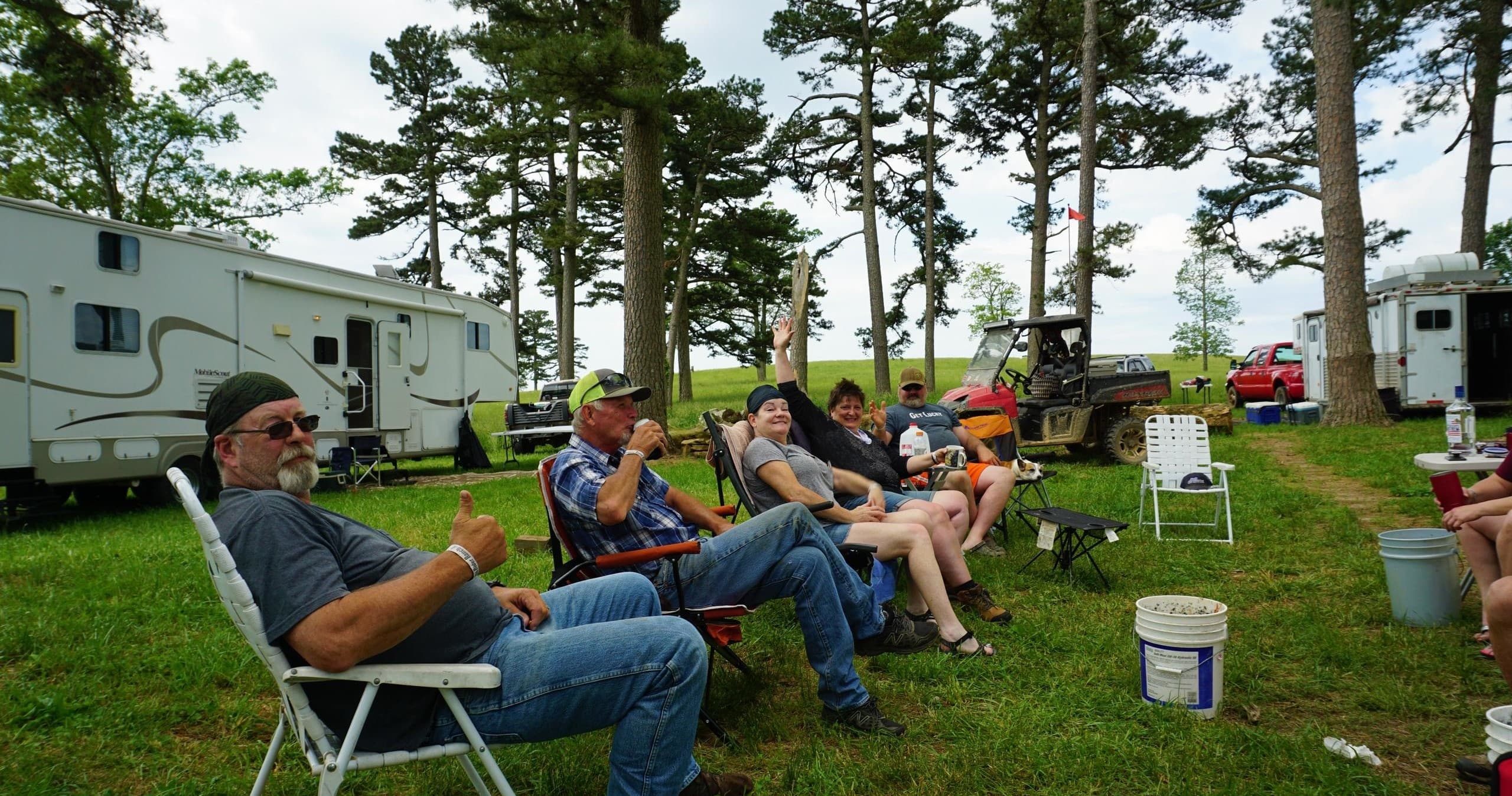 Primitive Camping at The Pines with Wilderness Rider Buffalo Ranch in Kingston