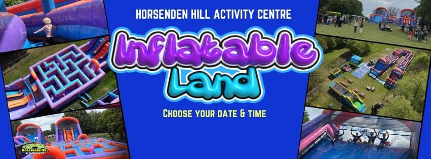Inflatable Land on Horsenden Hill: West London's Giant Obstacle Course Party