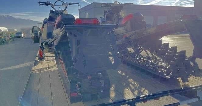 Snowmobile 4 Place Trailer Rental in Springville, Utah