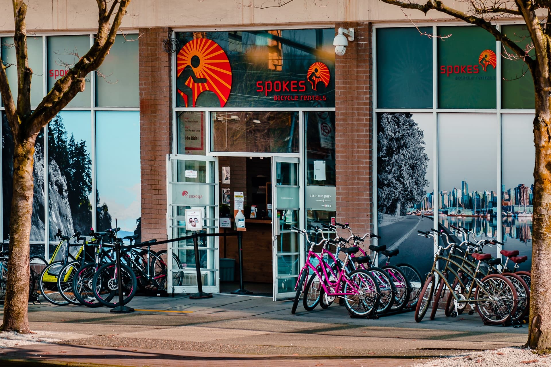 Land Adventures with Spokes Bicycle Rentals at Stanley Park