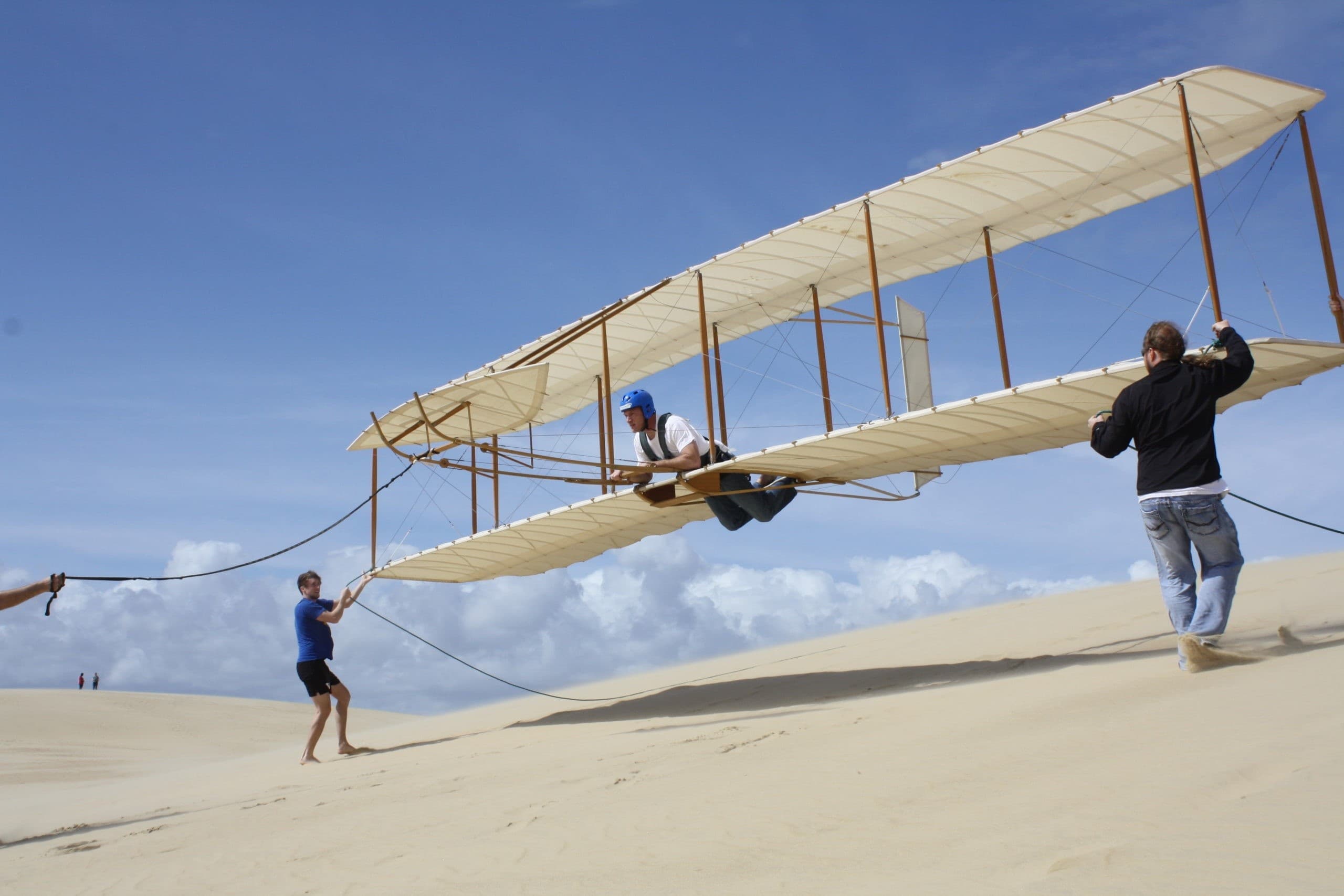 Fly the 1902 Wright Glider at Jockey’s Ridge — Tethered Flights with Kitty Hawk Kites photo 2