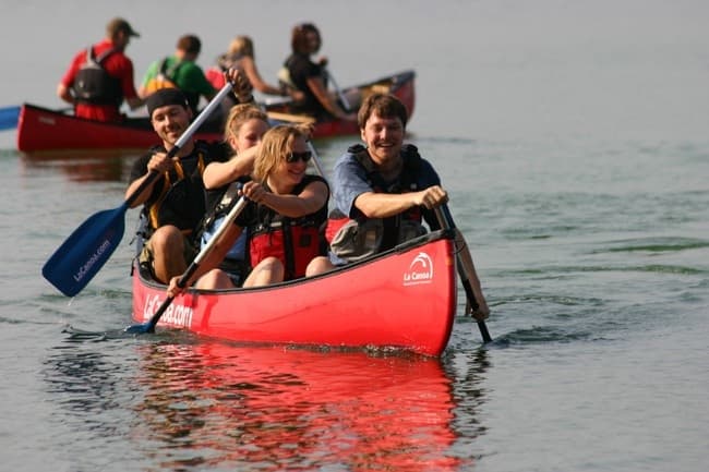 Schulklassen- Teamkanu-Miete: Bodman 3 Stunden | Boat Tour in Bodman-Ludwigshafen | Canoe, Water Activities