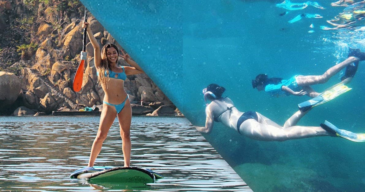 Water Activities: Paddle Surf & Snorkel in Acapulco
