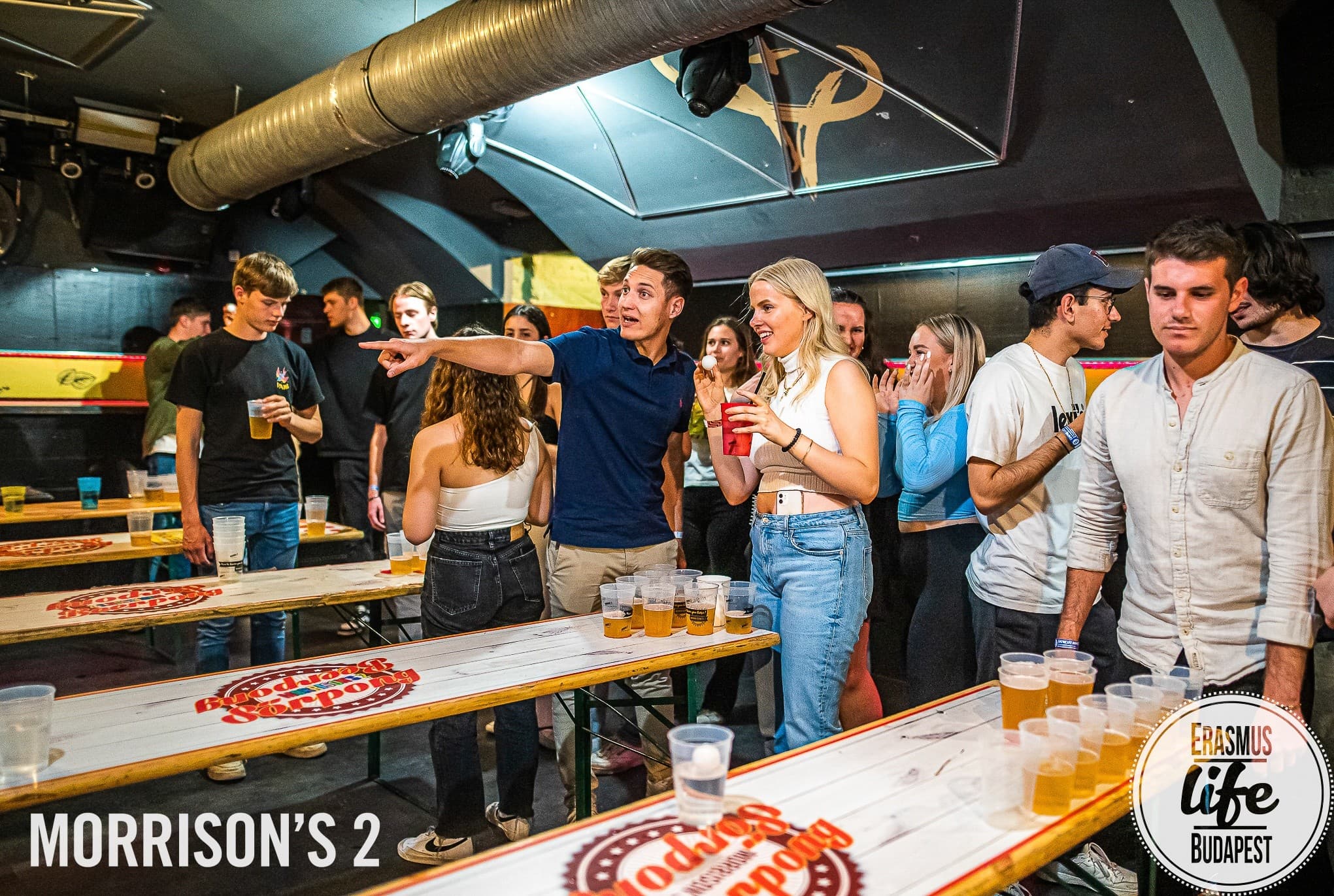Ultimate Beer Pong Championship at Morrison's 2 in Budapest: Win Prizes & Party Midweek