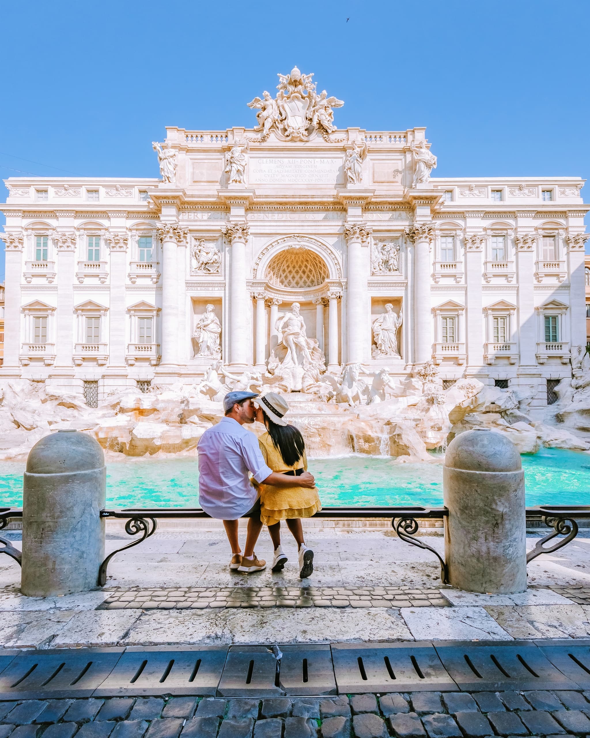 Water Activities & Photography at Trevi Fountain in Rome