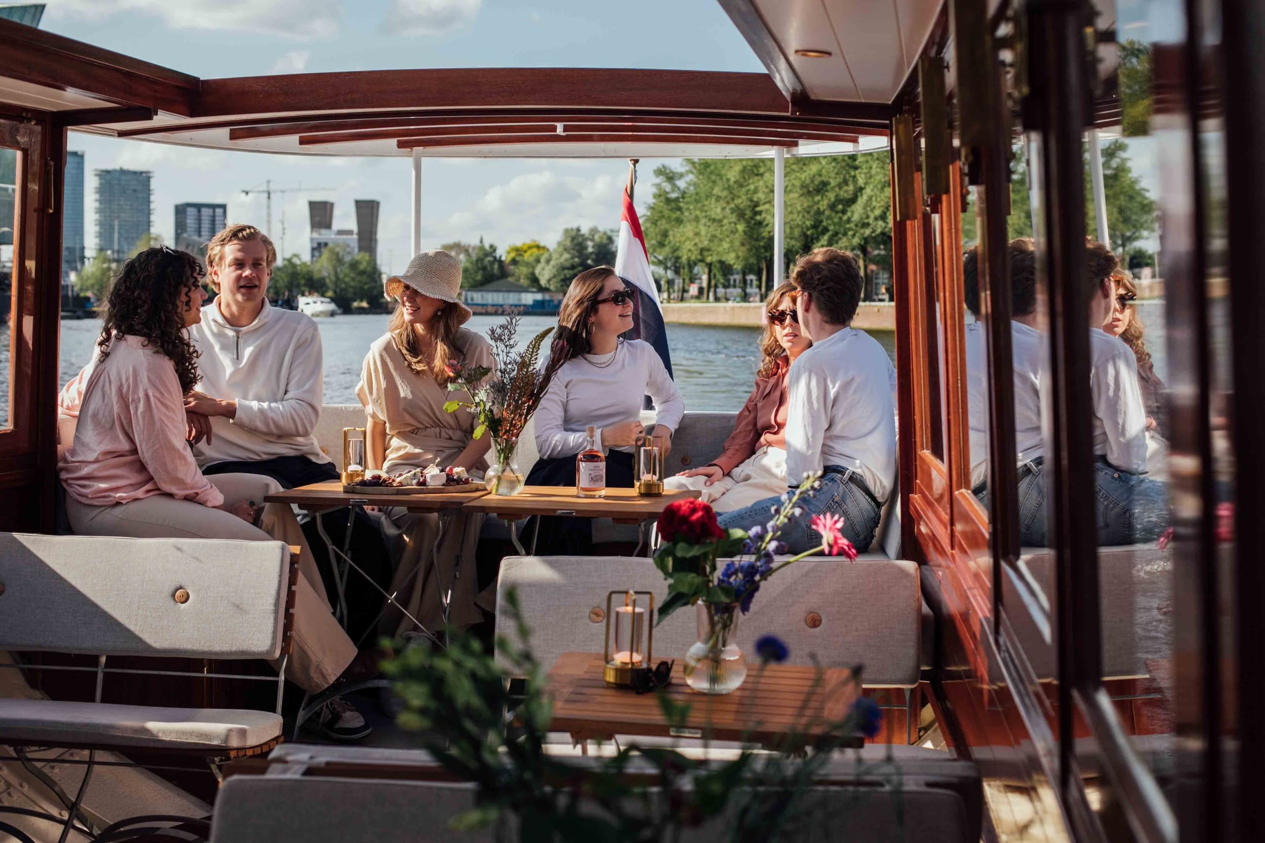 Electric Canal Cruise Through Amsterdam’s Red Light District — Prosecco Included