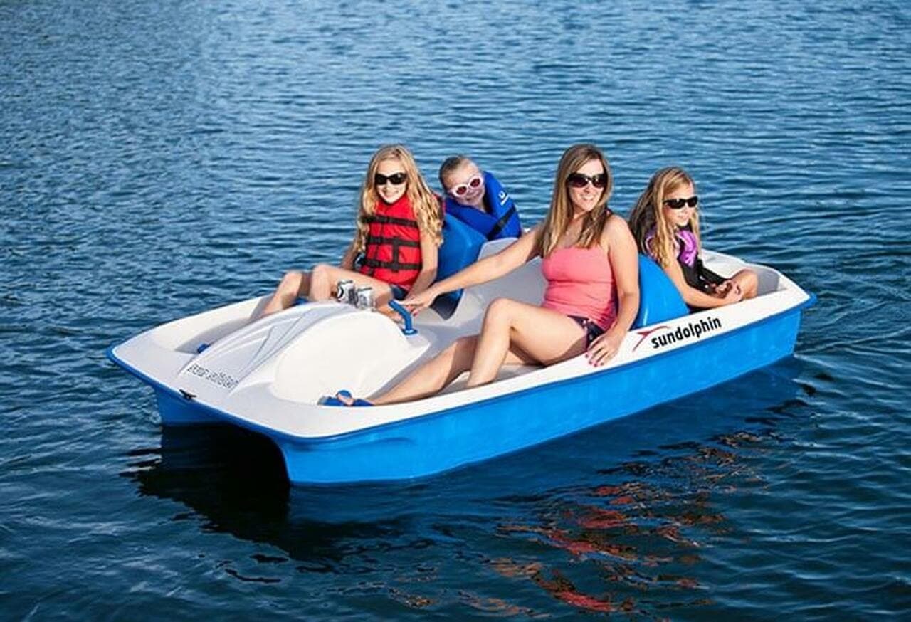 Pedal Boat Rentals on Platte River in Honor, MI