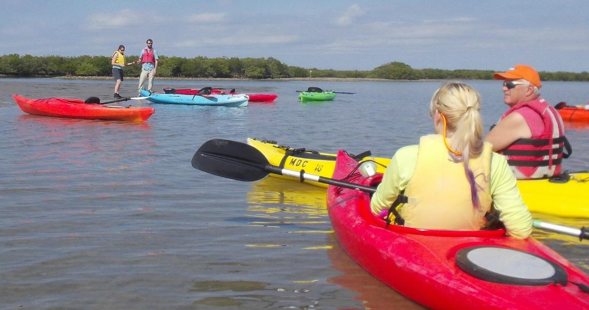 Kayak Eco Tour with Marine Discovery Center in New Smyrna Beach