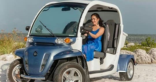 Explore Key West with a Two Seater Electric Car Rental