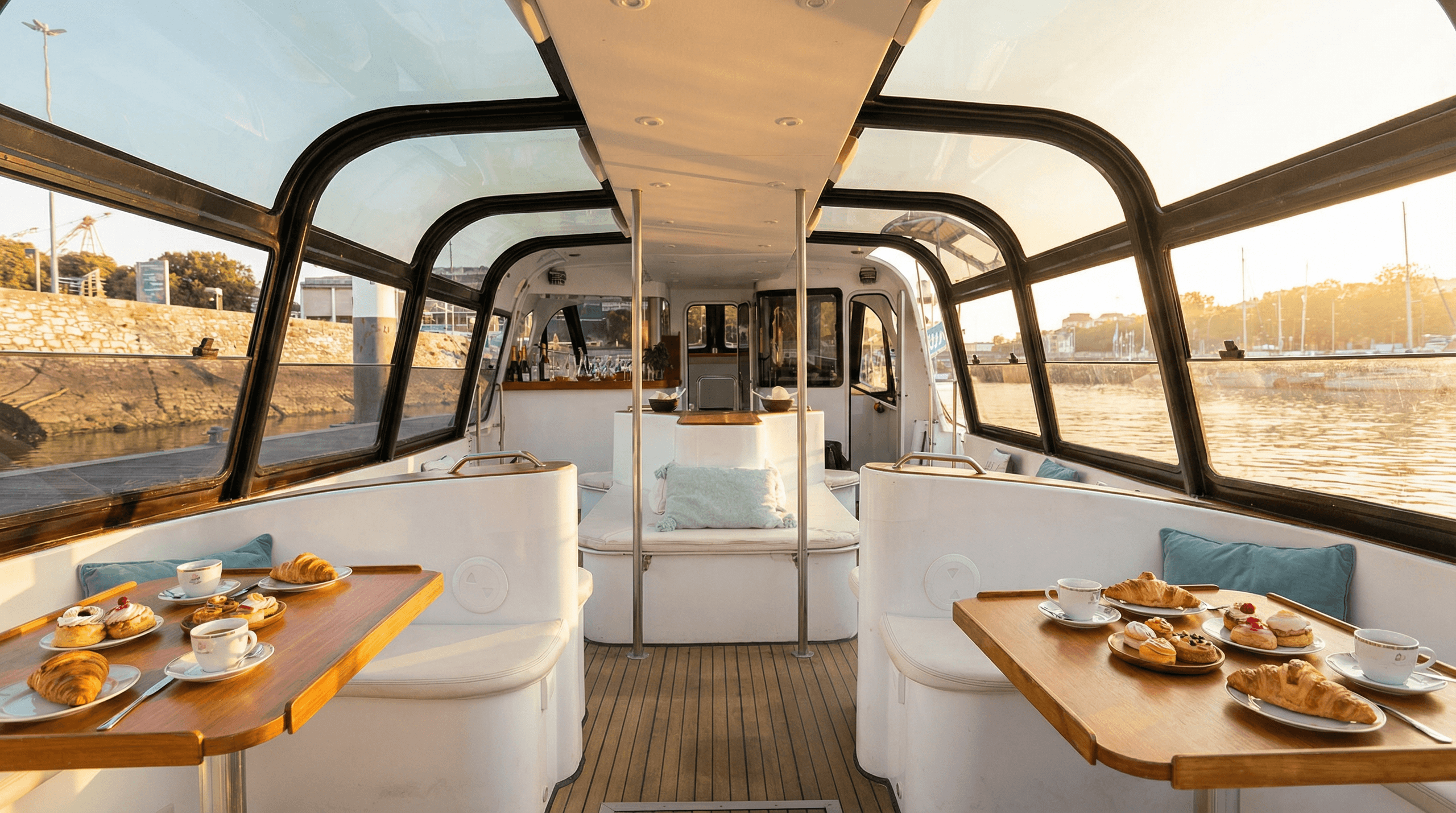 Sunrise Cruise on Lisbon's Tagus: Private Coffee & Pastries Experience photo 4