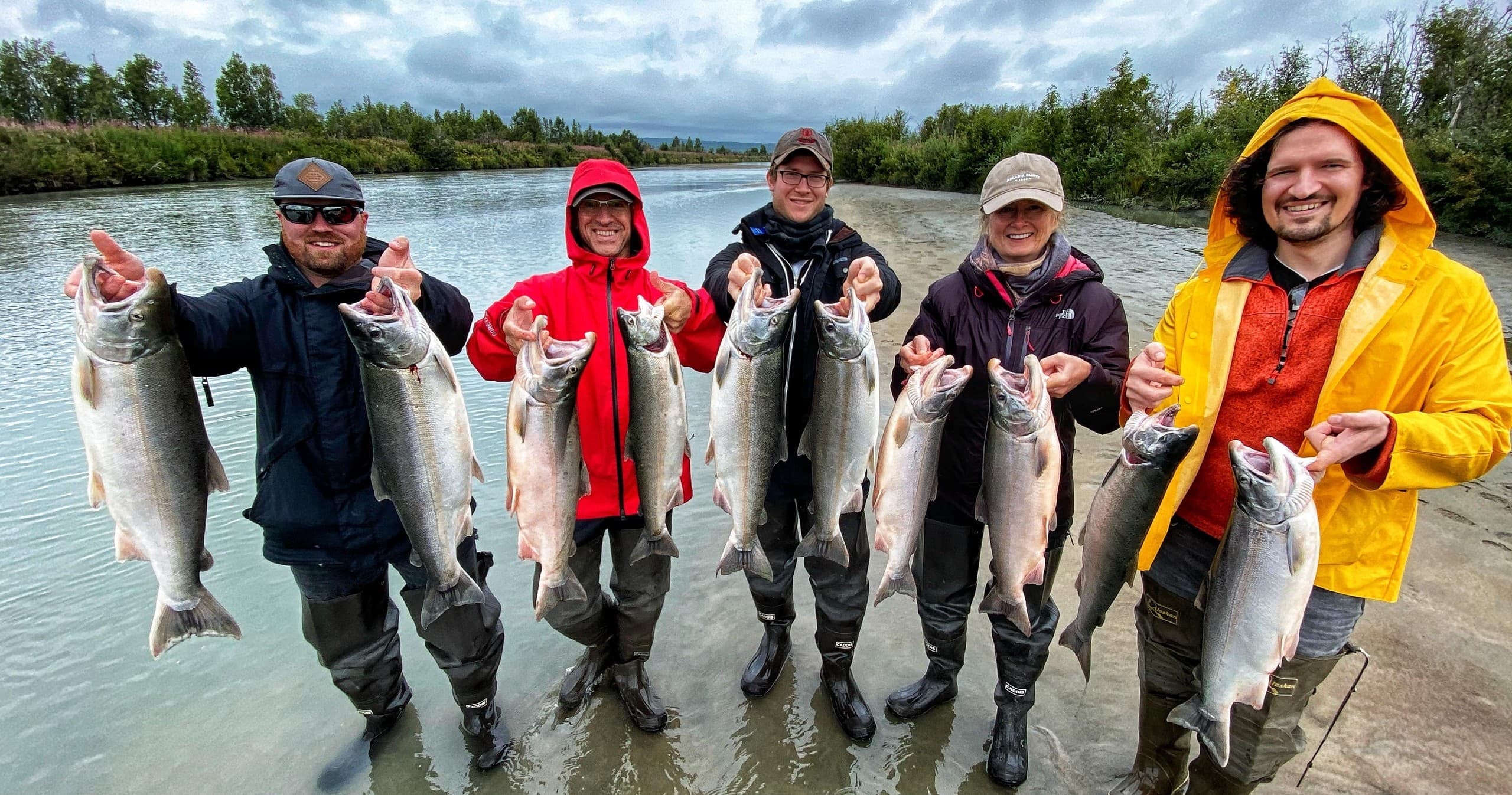 Fly Out Silver Salmon Fishing with Alaska Fishing in Kasilof