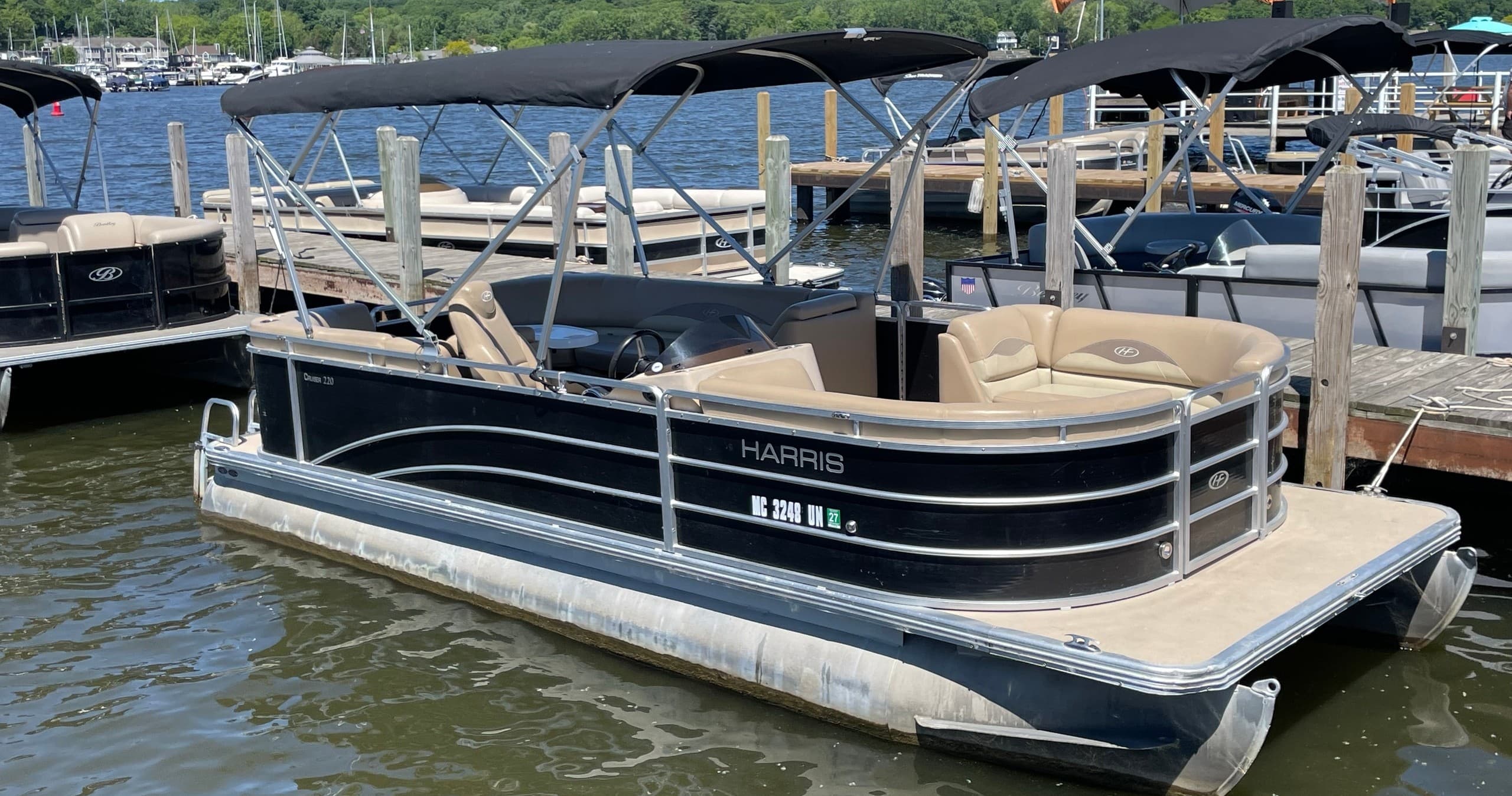 22' Harris Boat Adventure in Saugatuck, Michigan