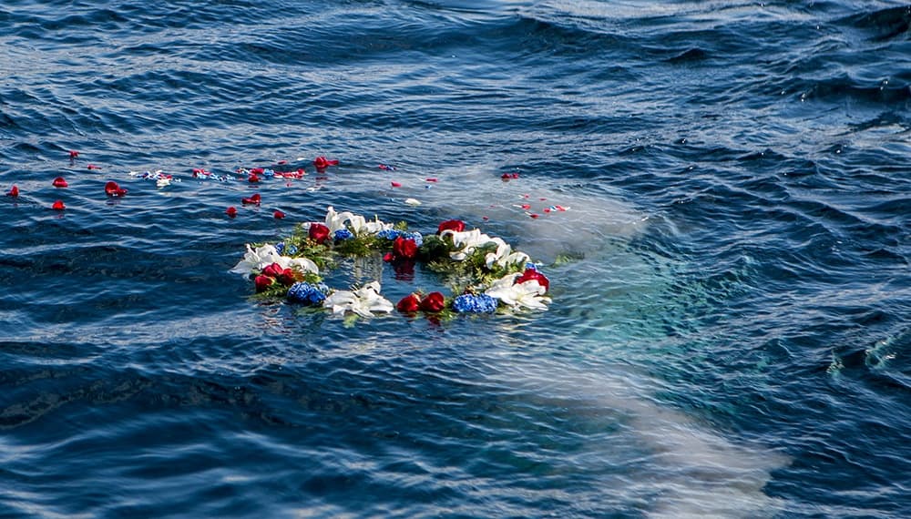 Private Ash Ceremony at Sea in Newport, Oregon