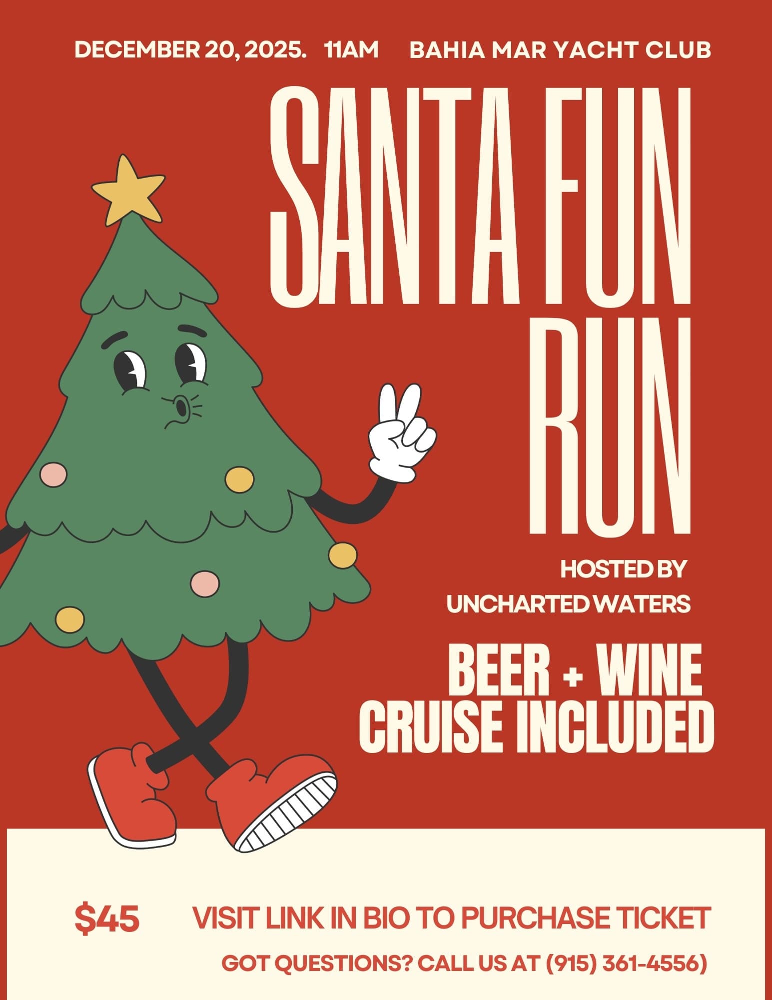 Fort Lauderdale Santa Fun Run & Chasin Tales Waterway Cruise photo 1