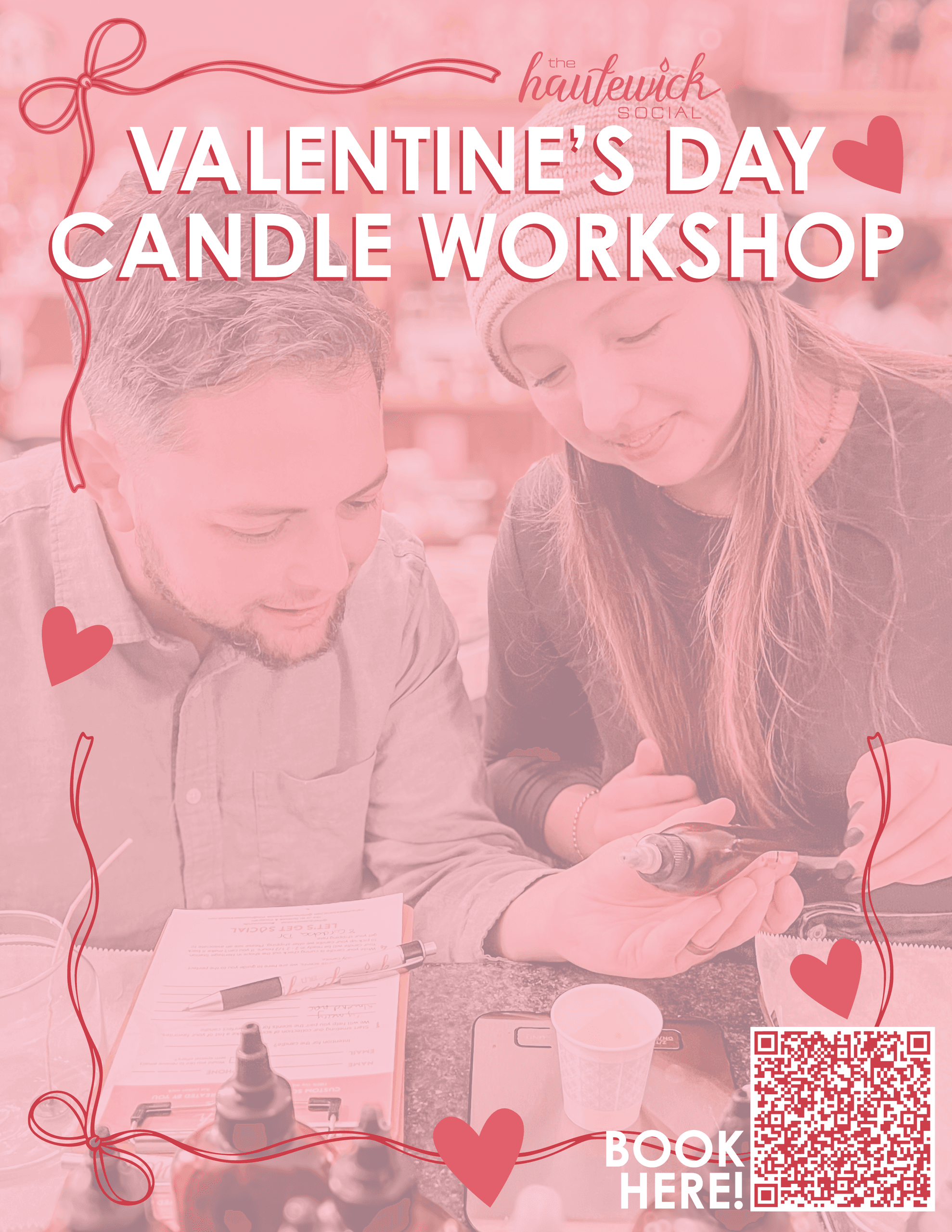 Couples Candle Making Workshop for Valentine's Day in Huntington, WV