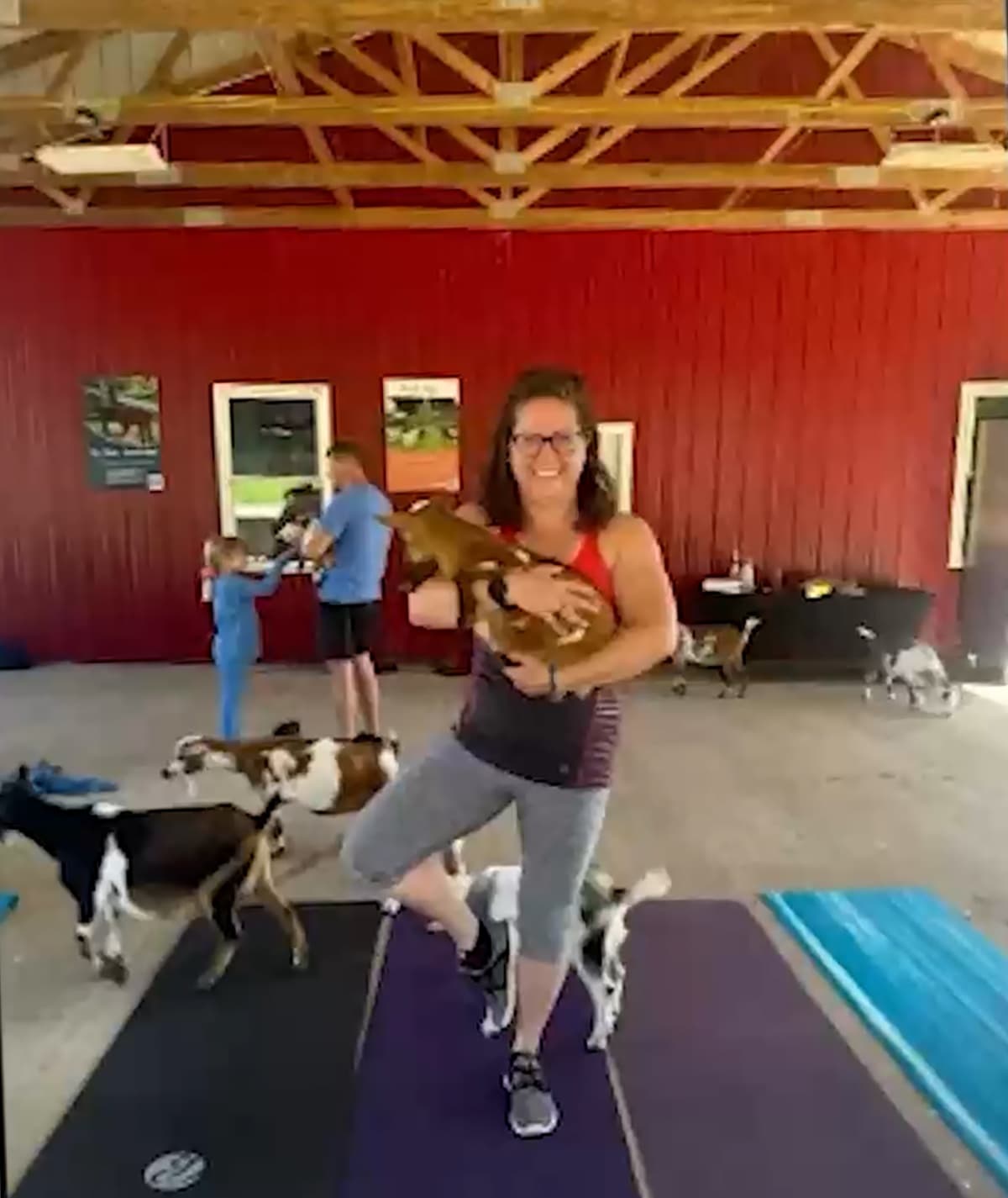 Goat Yoga at Pure Passions Farm: Kent Ohio's Playful Barn Session photo 4
