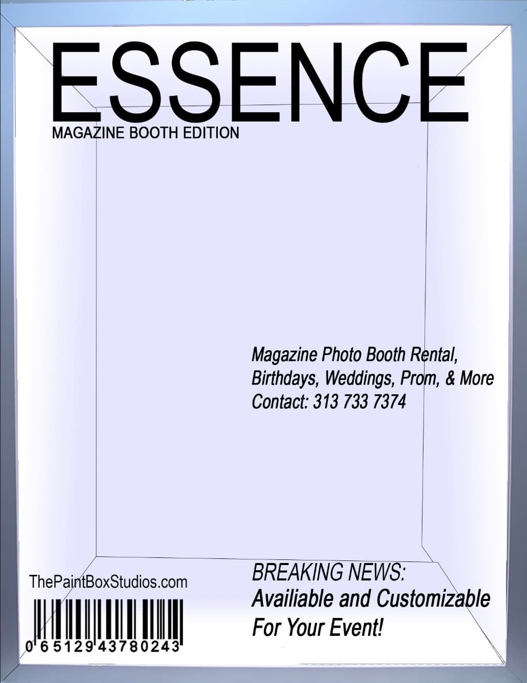 Magazine Photo Booth Experience in Southgate, Michigan