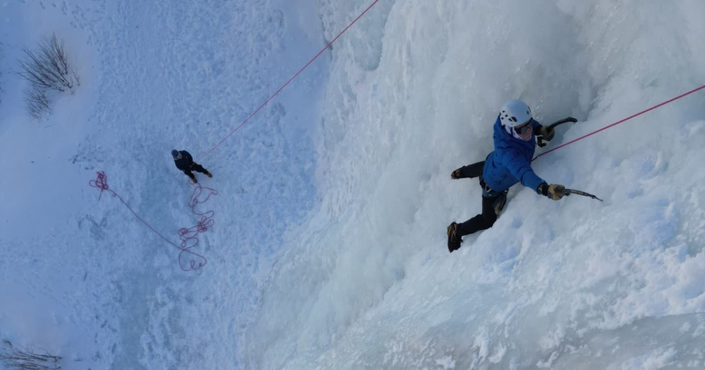 Ice Climbing Adventure at Lake City by Colorado Climbing Company