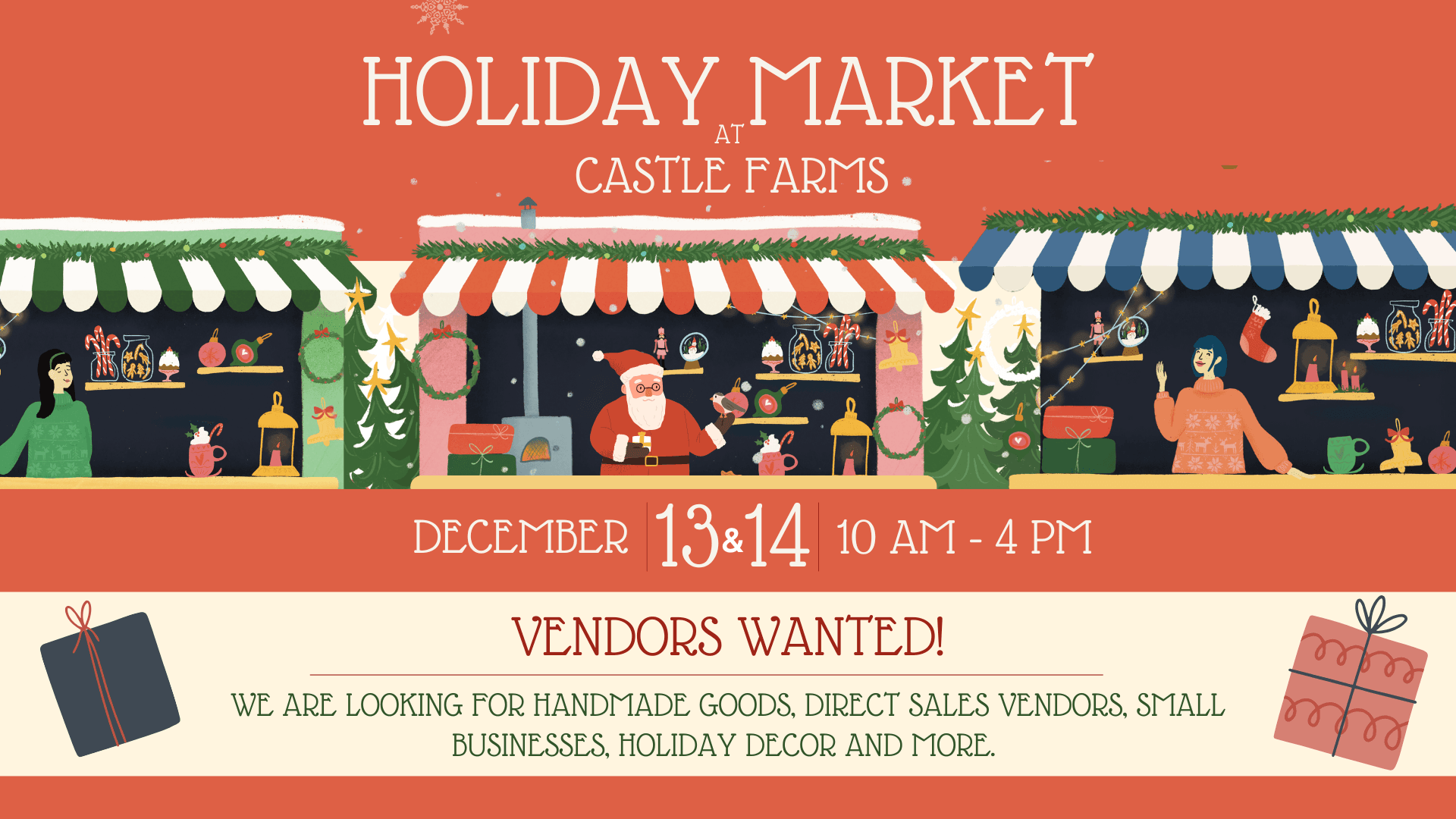 Outdoor Event at Castle Farms Holiday Market