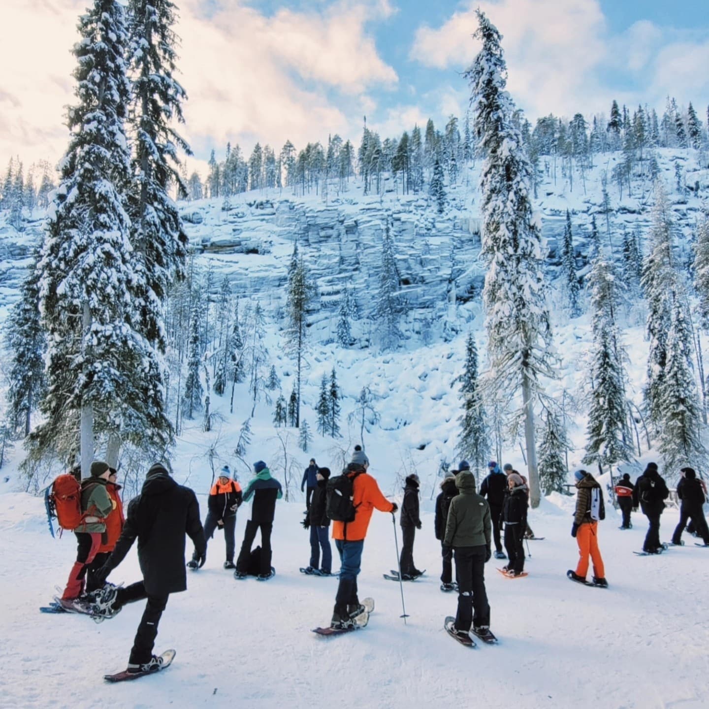 Frozen Curtains and Arctic Light: Winter Photography Hike in Korouoma Canyon