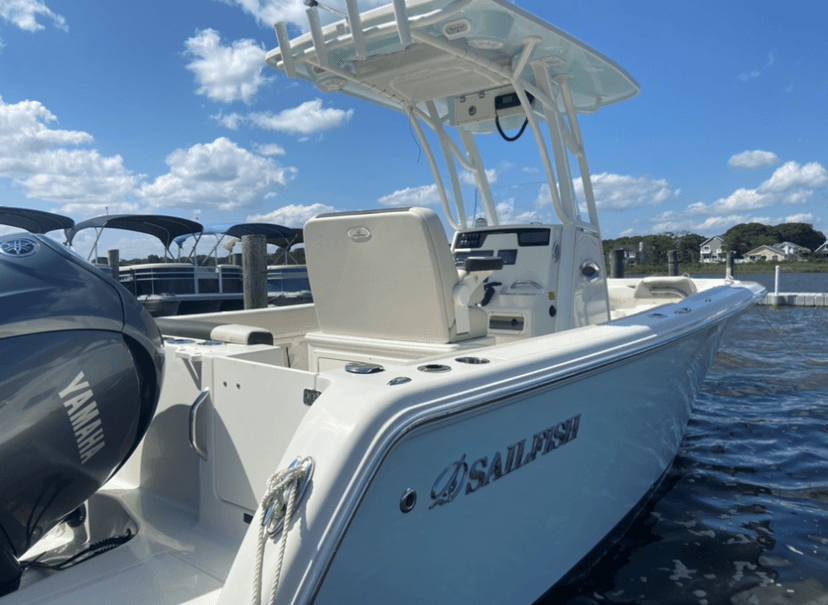 8 Person Sailfish 241 Boat Rental in Brick Township, NJ