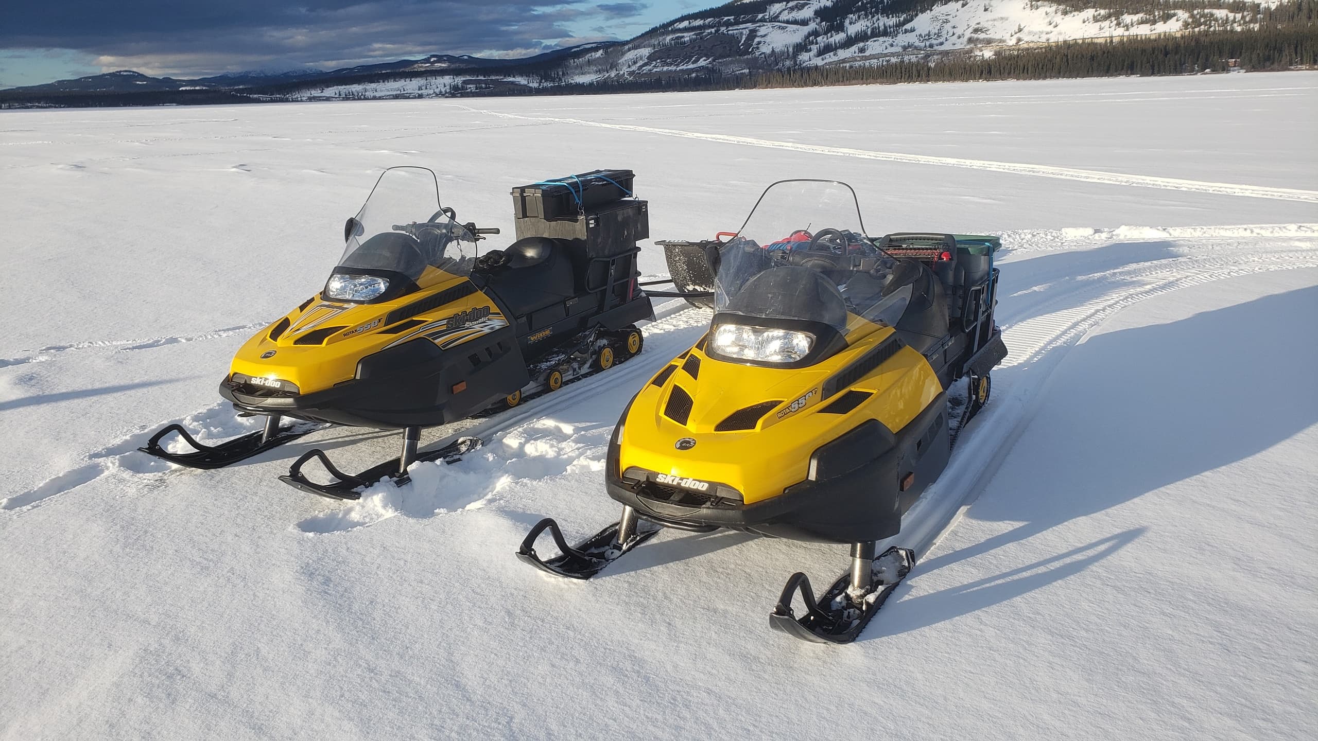 Snowmobile Adventures with Boreal Kennels in Carcross
