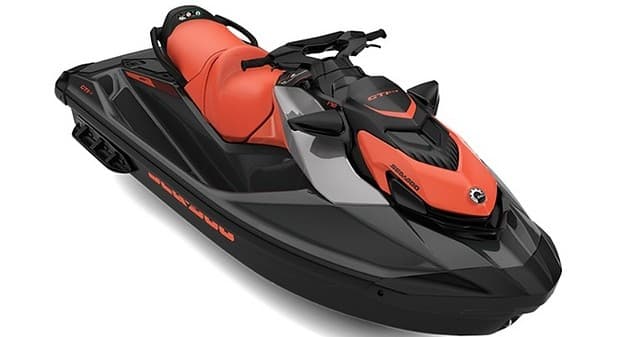 Red and black jet ski personal watercraft for rental adventures